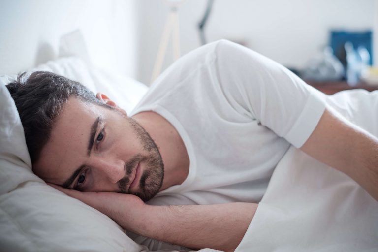 man with anxiety disorder